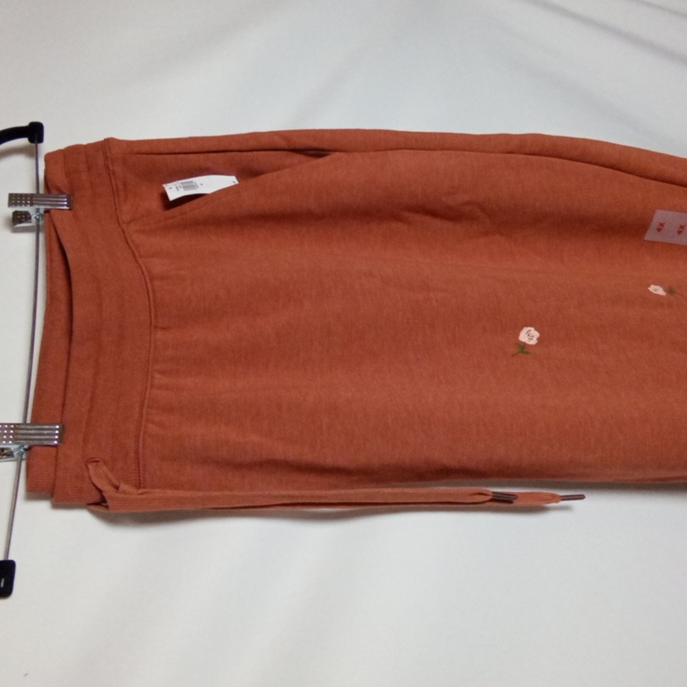 Old Navy, Sweatpants, Floral, Red, 4XL